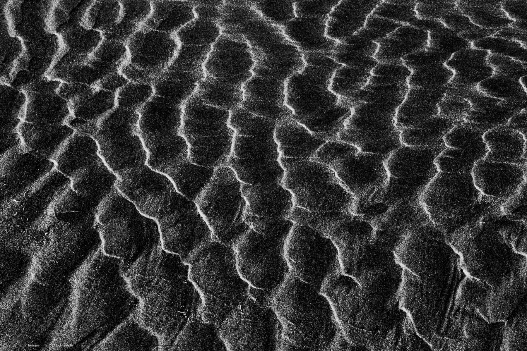 Beach Sand Pattern | Bandon | OR | USA - © 2022 Elemental Images Fine Art Photography - All Rights Reserved Worldwide