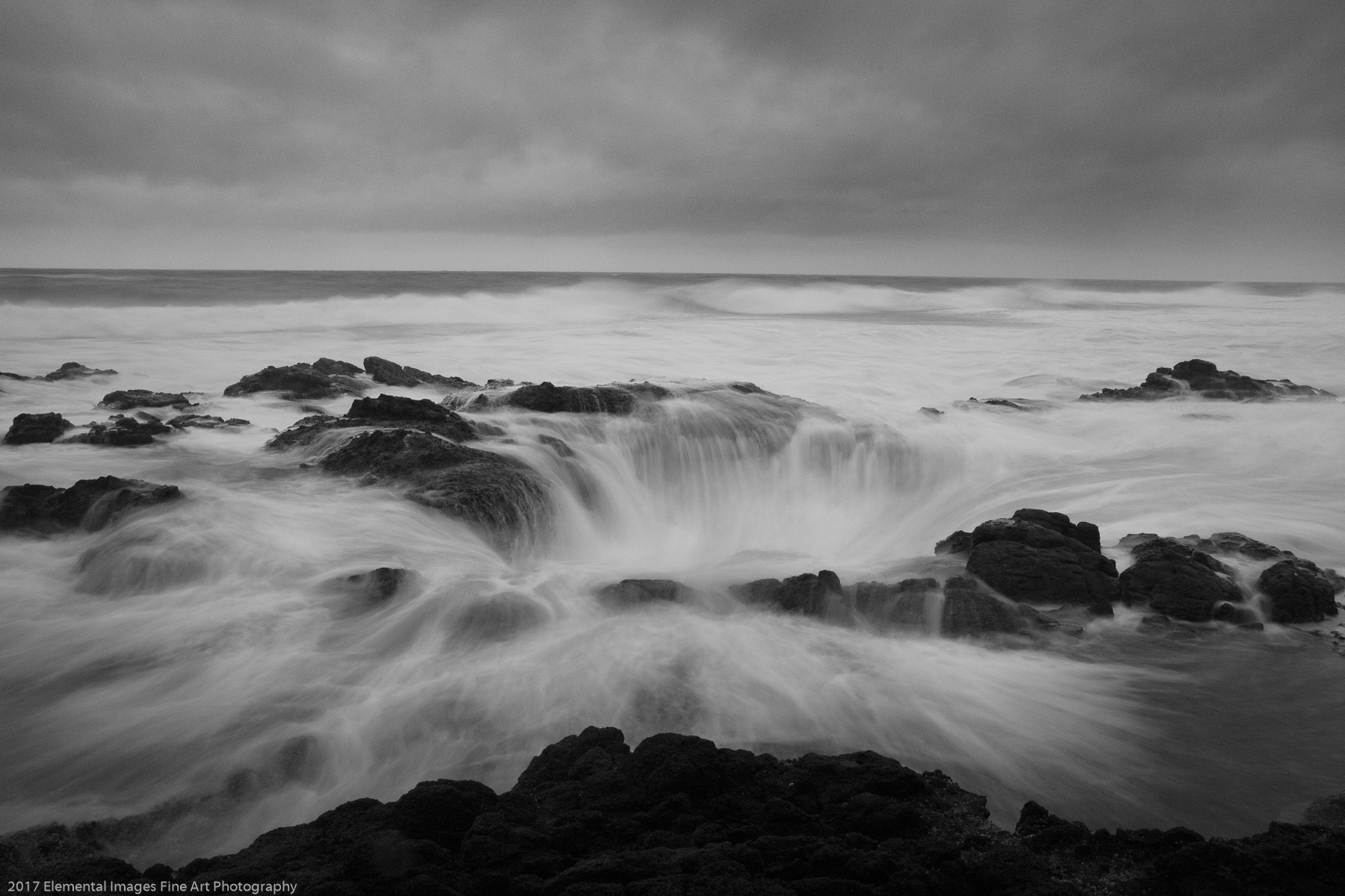 Thor's Well | Cape Perpetua | OR | USA - © 2017 Elemental Images Fine Art Photography - All Rights Reserved Worldwide