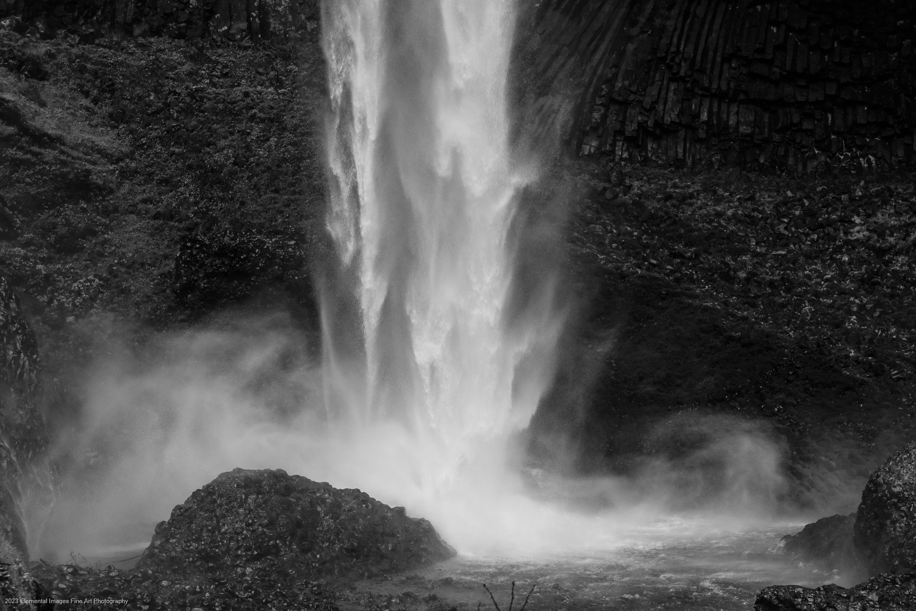 Waterfalls Study 22 | Columbia River Gorge National Scenic Area | OR | USA - © 2023 Elemental Images Fine Art Photography - All Rights Reserved Worldwide