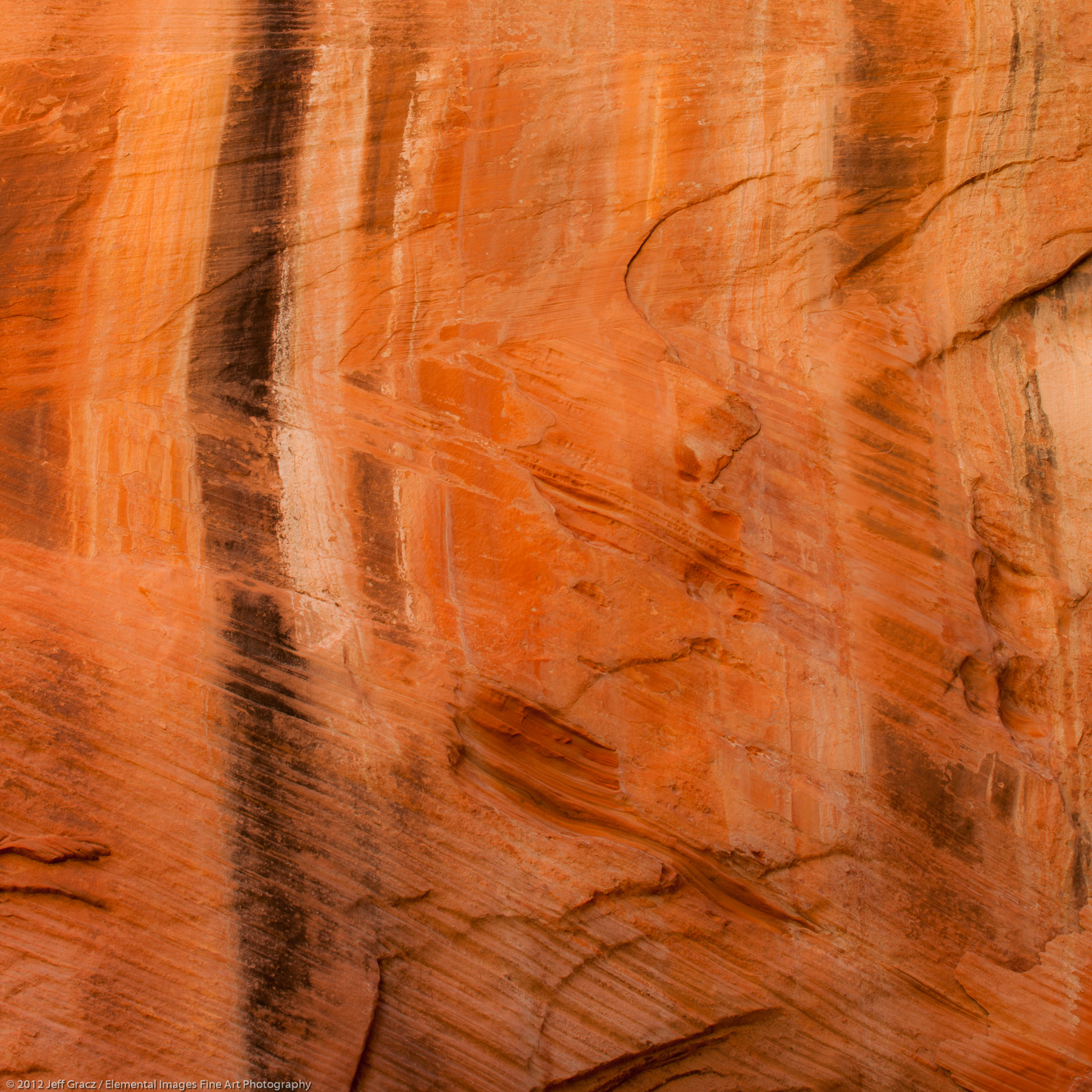 Canyon Wall IV | Zion National Park | UT | USA - © © 2012 Jeff Gracz / Elemental Images Fine Art Photography - All Rights Reserved Worldwide