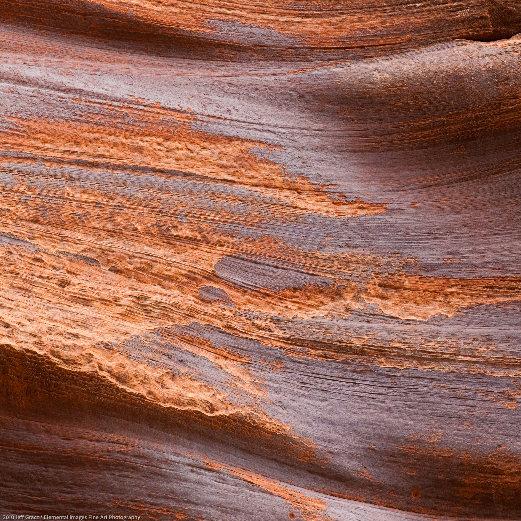 Canyon Wall VIII | Paria Canyon / Vermillion Cliffs Wilderness | UT | USA - © 2010 Jeff Gracz / Elemental Images Fine Art Photography - All Rights Reserved Worldwide