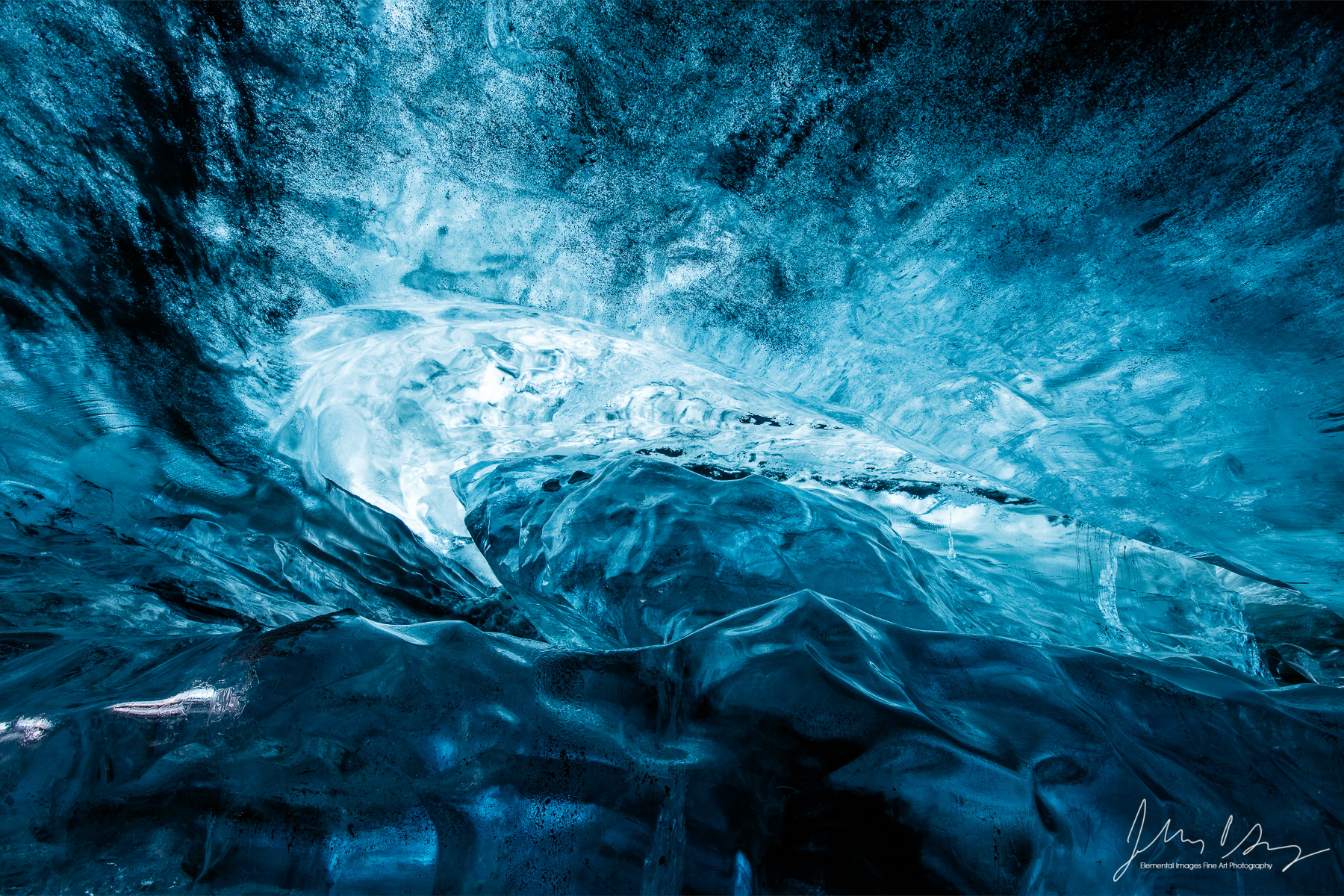 Ice Cave #3 | Vatnajökull National Park |  | Iceland - © 2024 Elemental Images Fine Art Photography - All Rights Reserved Worldwide