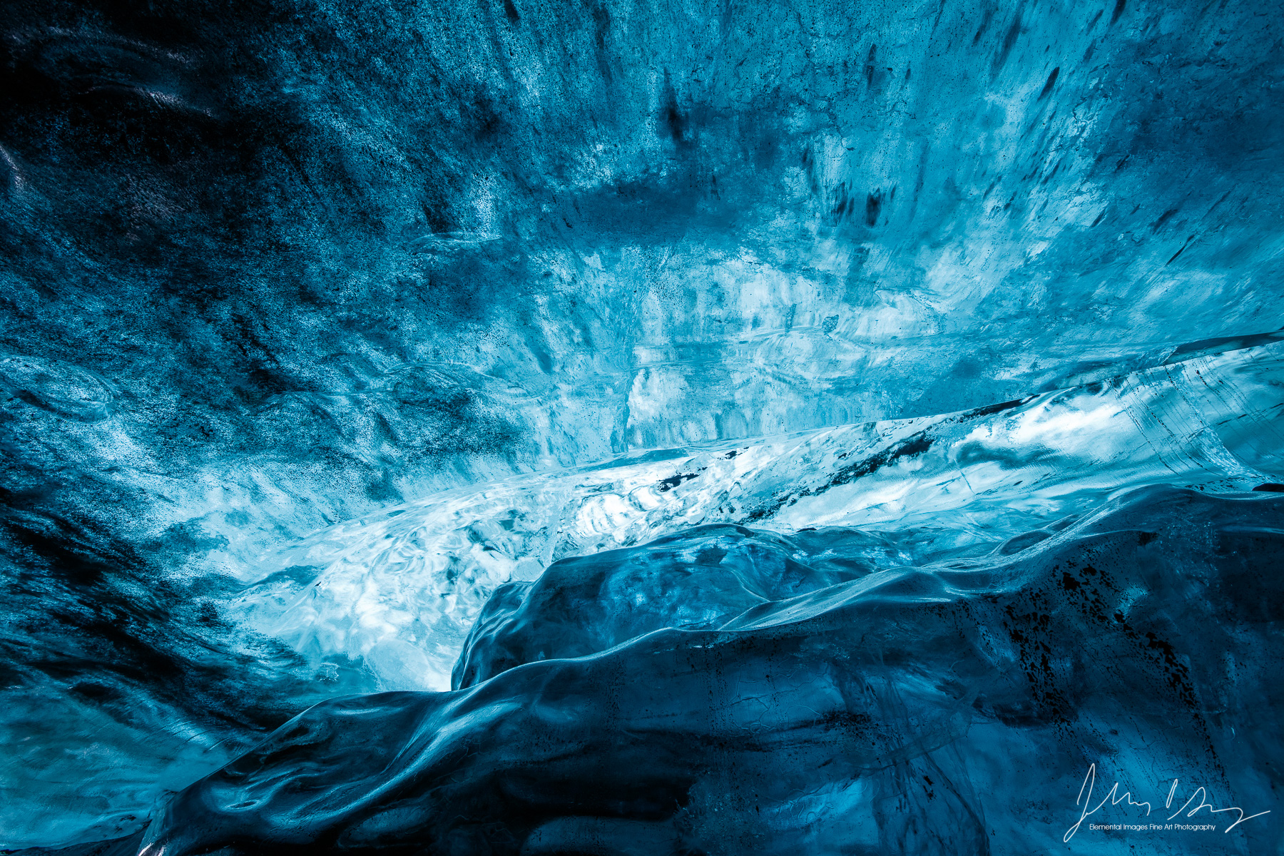 Ice Cave #4 | Vatnajökull National Park |  | Iceland - © 2024 Elemental Images Fine Art Photography - All Rights Reserved Worldwide