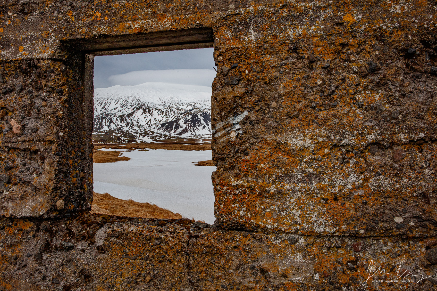 View through a window | Dagverđará |  | Iceland - © 2024 Elemental Images Fine Art Photography - All Rights Reserved Worldwide