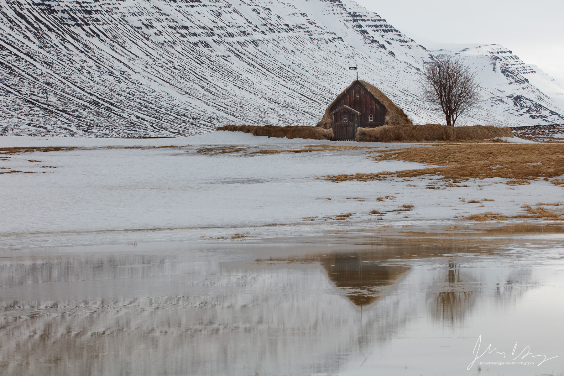 Grafarkirkja in winter | Hofsós |  | Iceland - © 2024 Elemental Images Fine Art Photography - All Rights Reserved Worldwide
