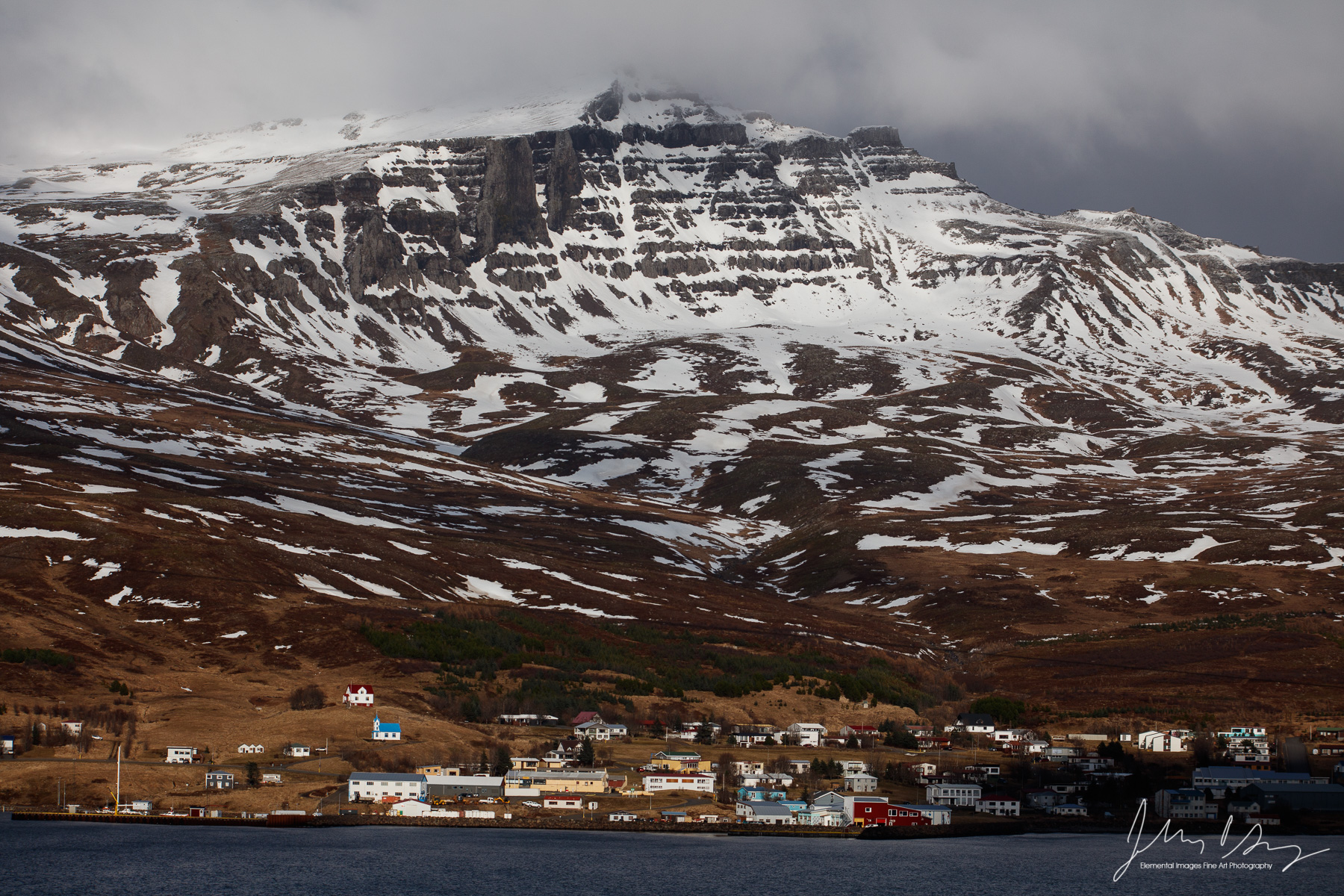 Mountain Village | Stöðvarfjörður |  | Iceland - © 2024 Elemental Images Fine Art Photography - All Rights Reserved Worldwide