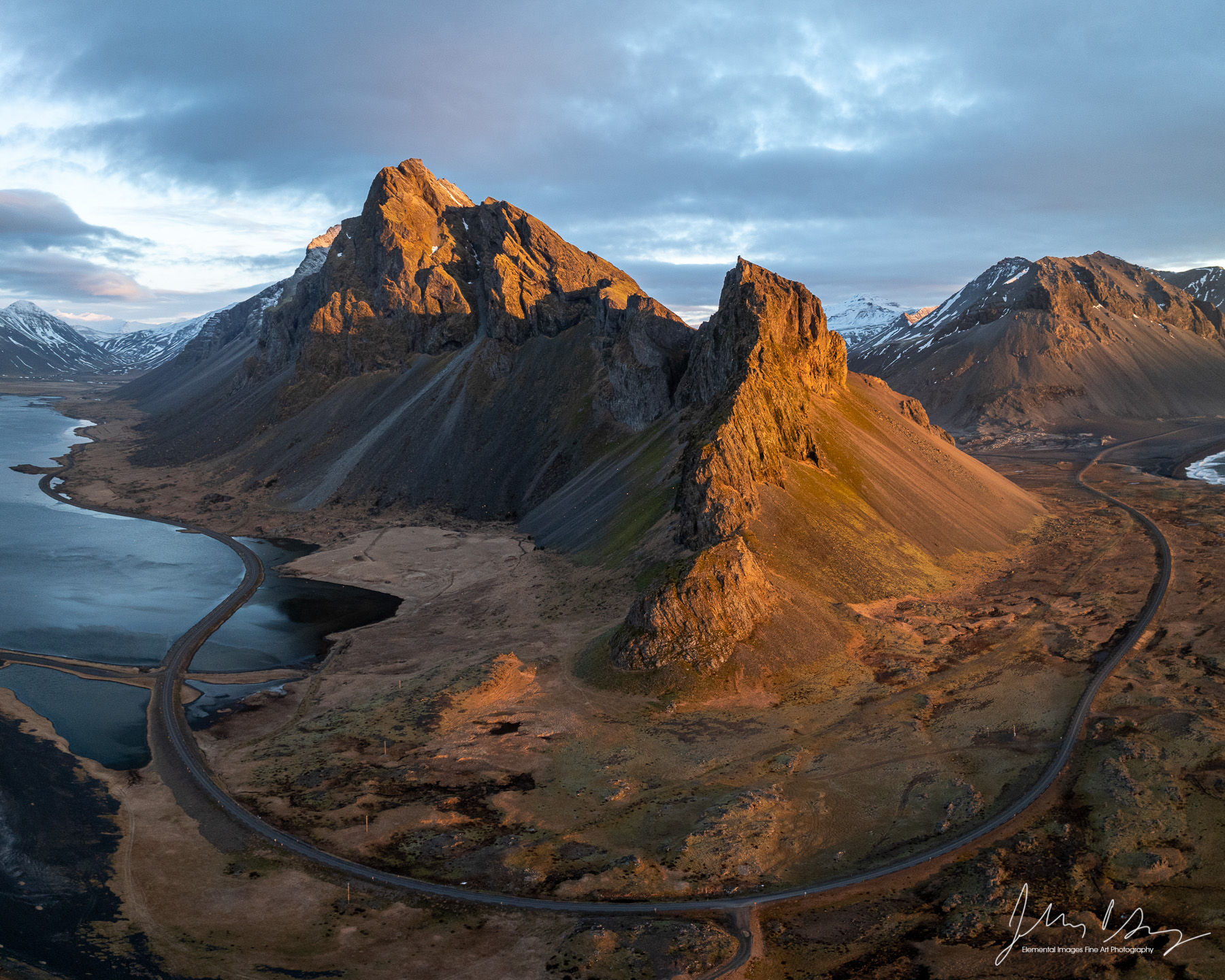 Eystrahorn at Sunrise | Hvalnes |  | Iceland - © 2024 Elemental Images Fine Art Photography - All Rights Reserved Worldwide