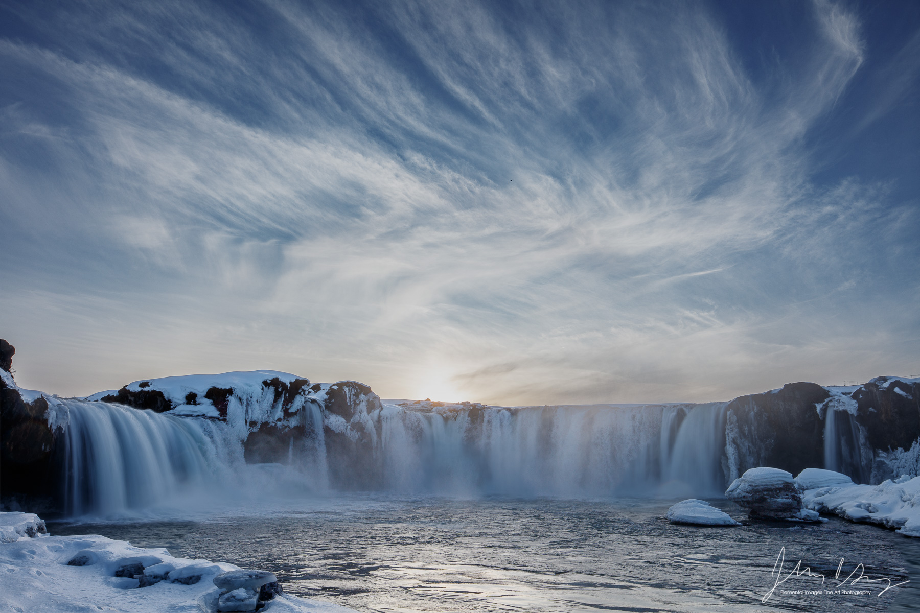 Gođafoss with evening light | Fossholl |  | Iceland - © 2024 Elemental Images Fine Art Photography - All Rights Reserved Worldwide