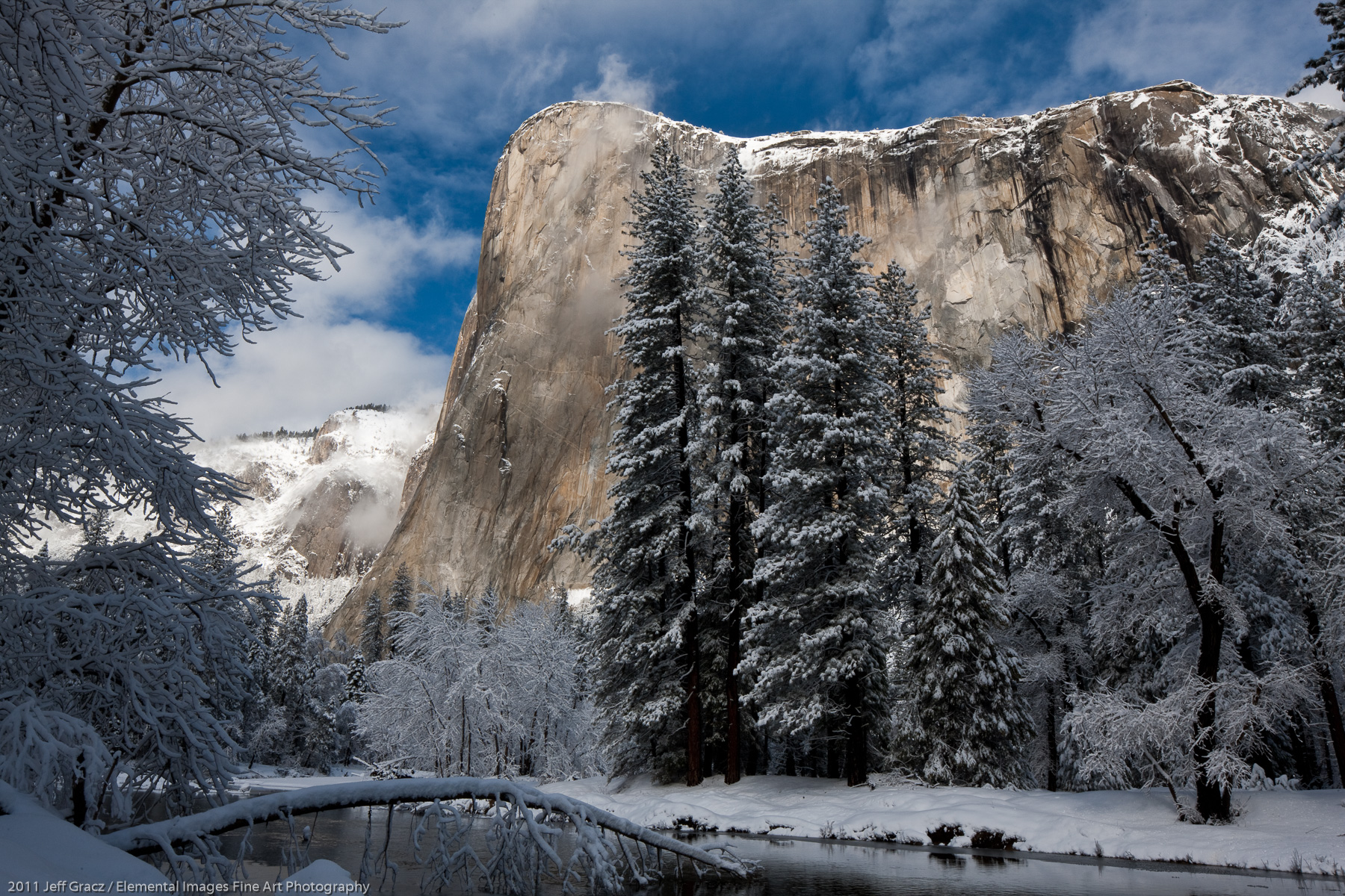 El Capitan from Cathedral Beach | Yosemite National Park | CA | USA - © 2011 Jeff Gracz / Elemental Images Fine Art Photography - All Rights Reserved Worldwide