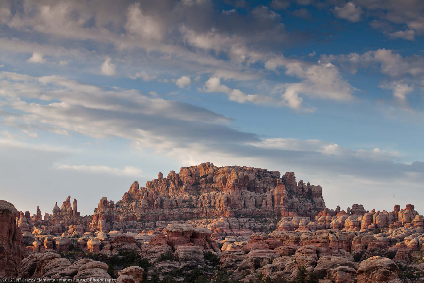 Needles and Buttes | Canyonlands National Park | UT | USA - © 2012 Jeff Gracz / Elemental Images Fine Art Photography - All Rights Reserved Worldwide
