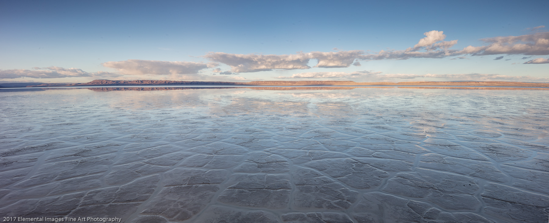 Desert Playa with Evening Light | Alvord Desert | OR | USA - © 2017 Elemental Images Fine Art Photography - All Rights Reserved Worldwide